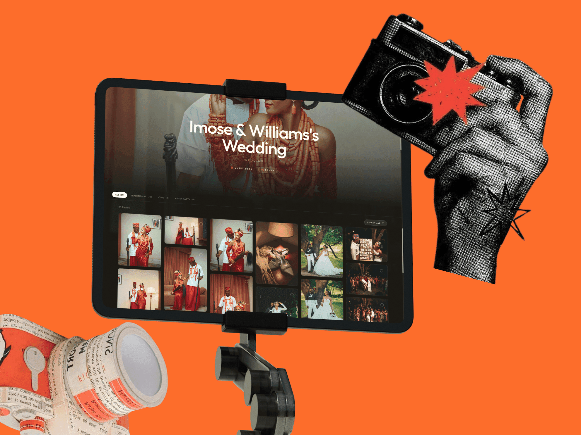 Imvoy photographer studio OS dashboard