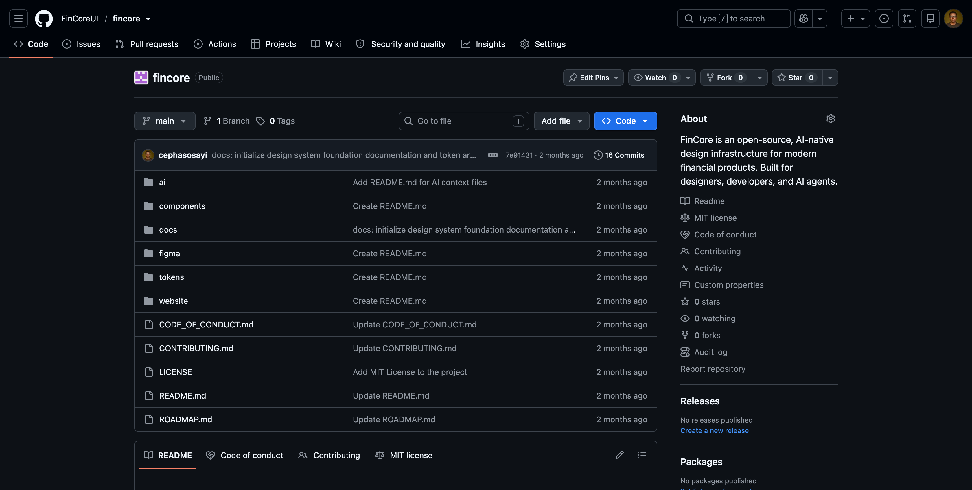 FinCore UI Kit